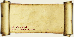 Vera Čakaranović vizit kartica